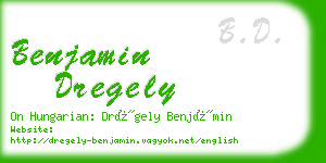 benjamin dregely business card